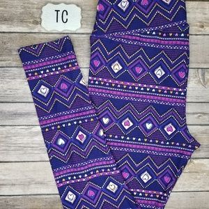 TC LuLaRoe Valentines Leggings